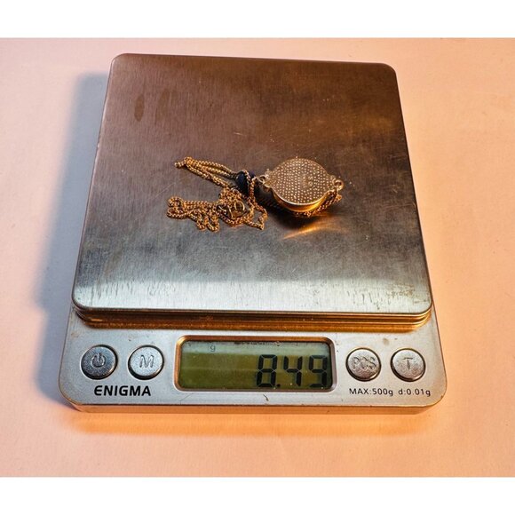 Sterling Silver 925 Lapis Lazuli Pendant Necklace, 18”, 8.49g, Elegant Design - Picture 11 of 11